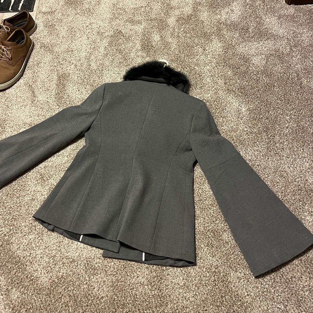 Banana Republic fur neck lined dresss jacket - Picture 4 of 4